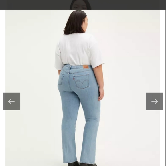 Levis jeans Womens Plus Size Classic Bootcut style 23649-0024  18W,22W,NWT - Picture 2 of 16